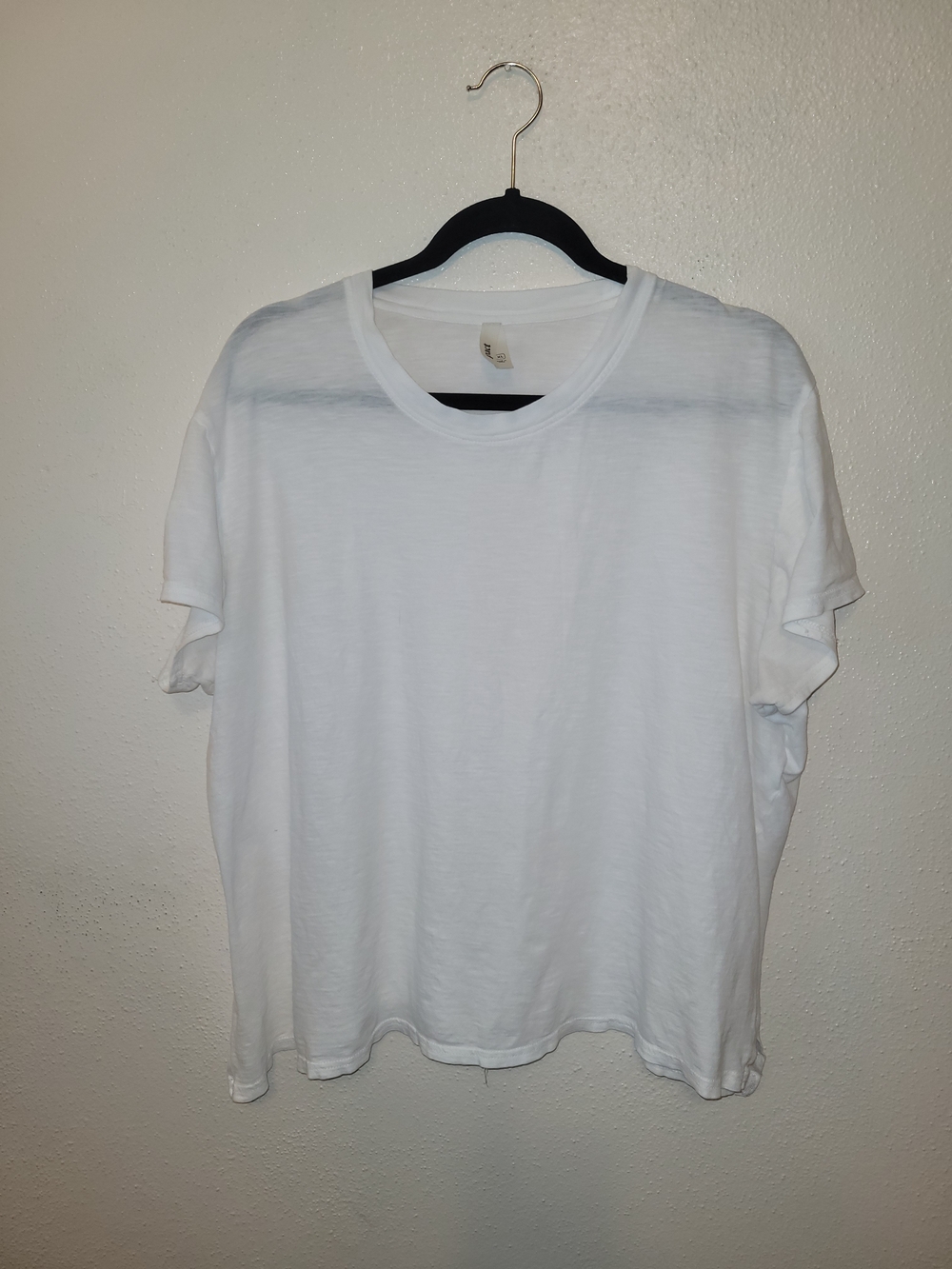 PACT Organic Cotton White Crew Neck Essential Tee Shirt XL
